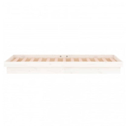Giroletto con LED Bianco 90x200 cm in Legno Massello