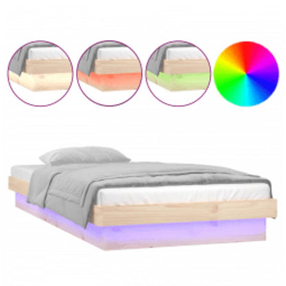 Giroletto con LED 100x200 cm in Legno Massello | homemem39