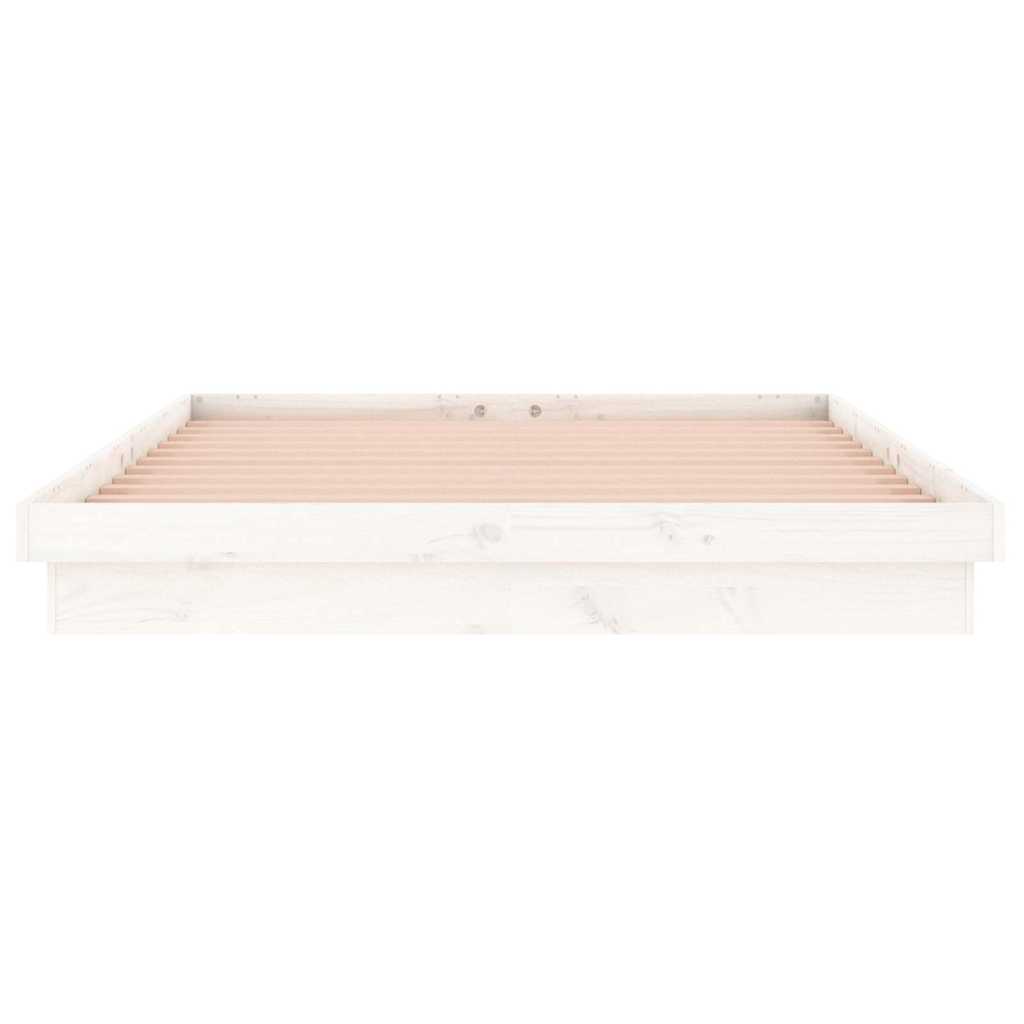 Giroletto LED Bianco 180x200cm Super King in Legno Massello