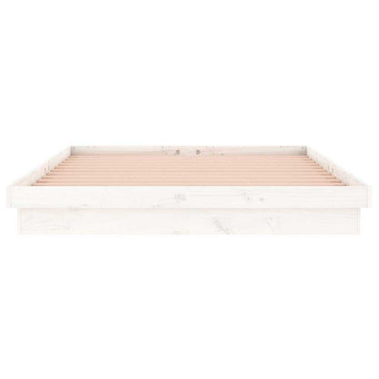 Giroletto LED Bianco 180x200cm Super King in Legno Massello