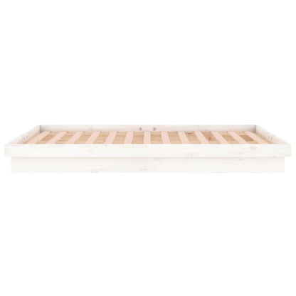 Giroletto LED Bianco 120x190 cm Small Double Legno Massello - homemem39