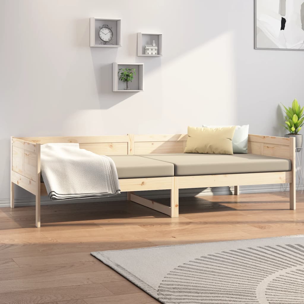 Dormeuse in Legno Massello di Pino 80x200 cm - homemem39