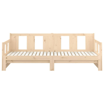 Dormeuse Estraibile in Legno Massello di Pino 90x190 cm