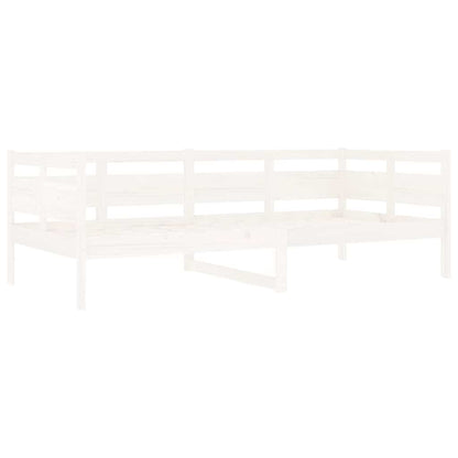 Dormeuse Bianca in Legno Massello di Pino 90x200 cm