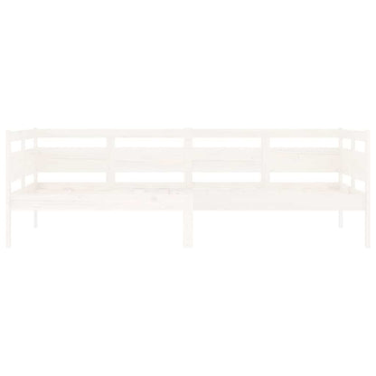 Dormeuse Bianca in Legno Massello di Pino 90x200 cm
