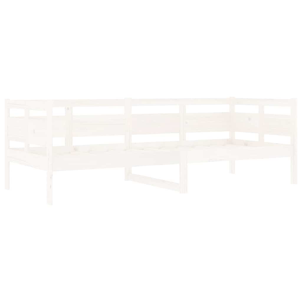 Dormeuse Bianca in Legno Massello di Pino 80x200 cm
