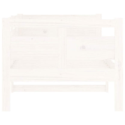 Dormeuse Bianca in Legno Massello di Pino 80x200 cm