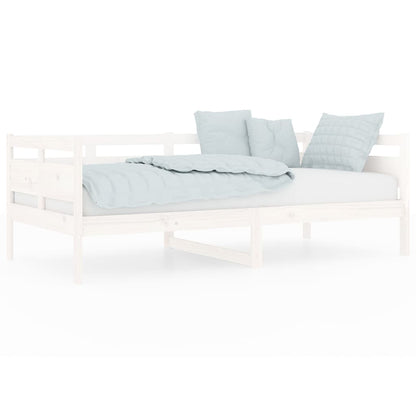 Dormeuse Bianca in Legno Massello di Pino 90x190 cm | homemem39