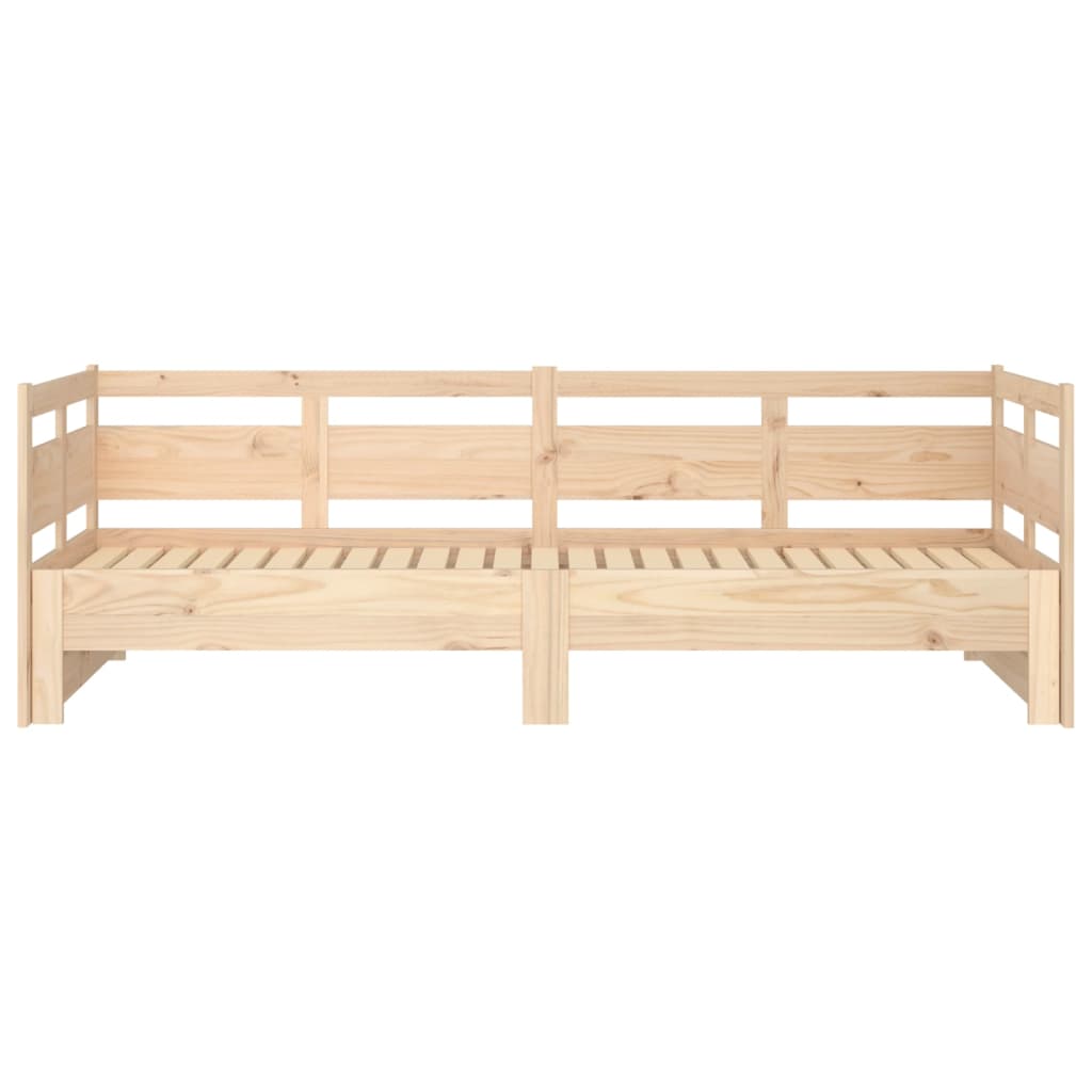 Dormeuse Estraibile in Legno Massello di Pino 2x(80x200) cm | homemem39