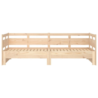 Dormeuse Estraibile in Legno Massello di Pino 2x(80x200) cm | homemem39