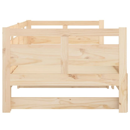 Dormeuse Estraibile in Legno Massello di Pino 2x(80x200) cm | homemem39