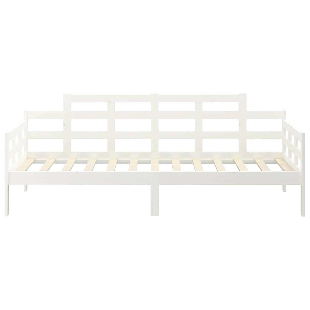 Dormeuse Bianca in Legno Massello di Pino 90x200 cm
