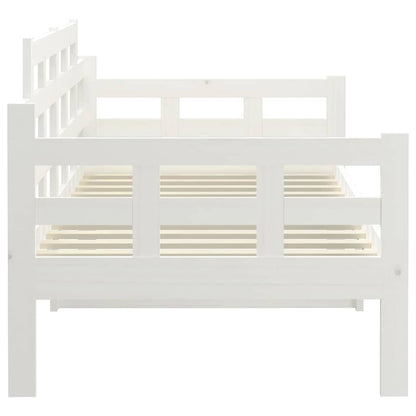 Dormeuse Bianca in Legno Massello di Pino 90x200 cm