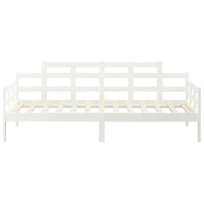Dormeuse Bianca in Legno Massello di Pino 80x200 cm