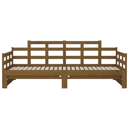 Dormeuse Estraibile Ambra Legno Massello di Pino 2x(90x190)cm - homemem39