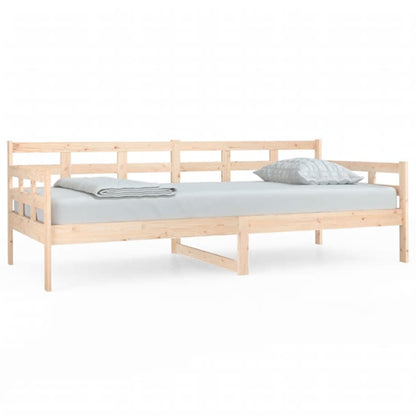 Dormeuse in Legno Massello di Pino 90x200 cm - homemem39