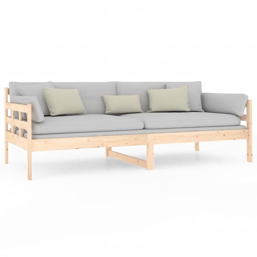 Dormeuse in Legno Massello di Pino 90x200 cm - homemem39