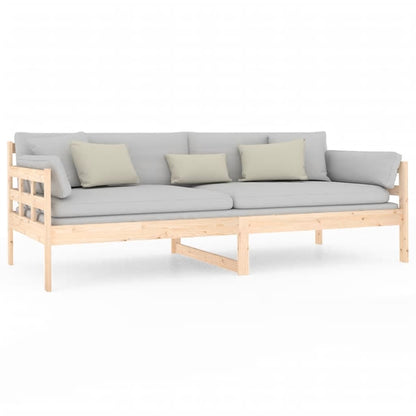 Dormeuse in Legno Massello di Pino 90x200 cm - homemem39