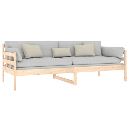 Dormeuse in Legno Massello di Pino 90x200 cm - homemem39