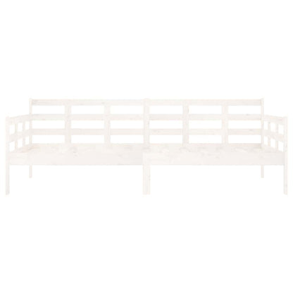 Dormeuse Bianca in Legno Massello di Pino 90x200 cm