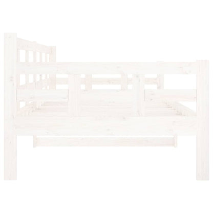 Dormeuse Bianca in Legno Massello di Pino 90x200 cm