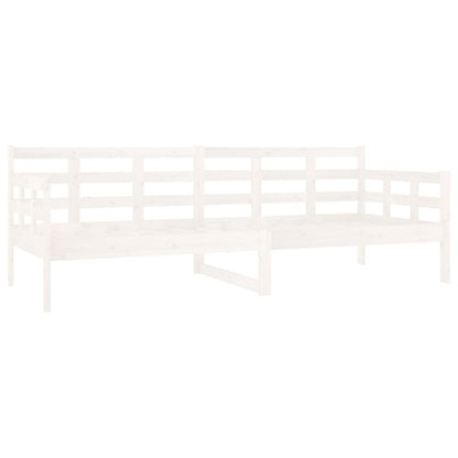 Dormeuse Bianca in Legno Massello di Pino 80x200 cm | homemem39
