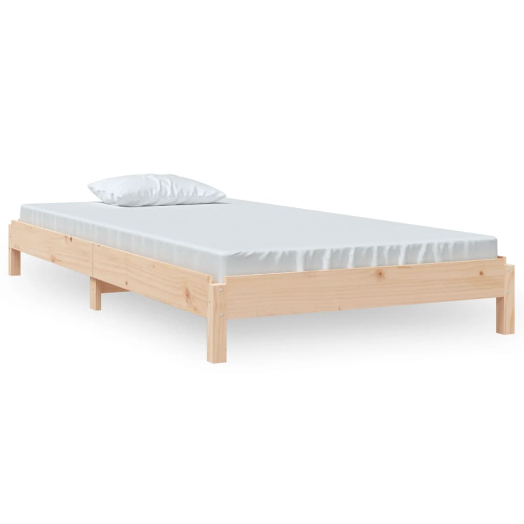 Letto Impilabile 75x190 cm in Legno Massello di Pino | homemem39