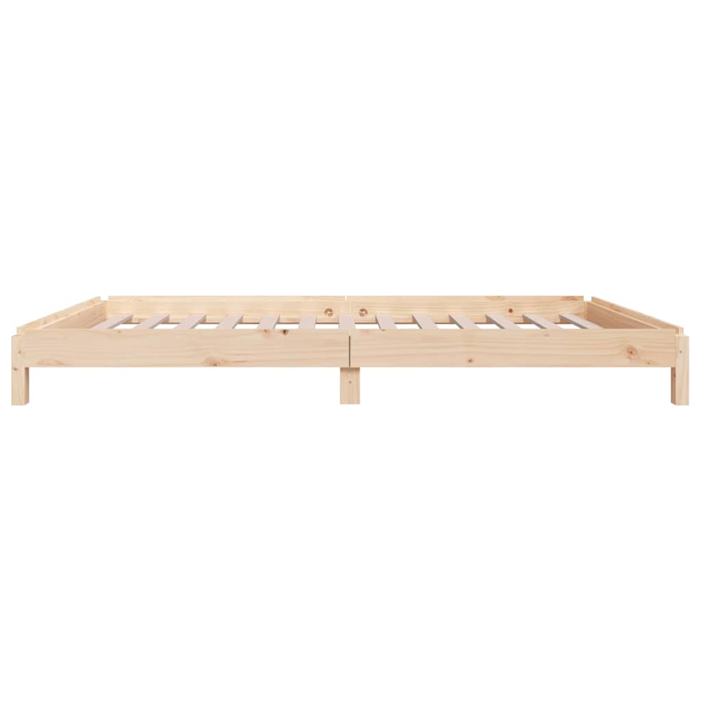 Letto Impilabile 75x190 cm in Legno Massello di Pino