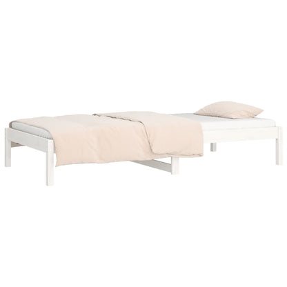 Dormeuse senza Materasso Bianca 90x200 cm Legno Massello Pino | homemem39