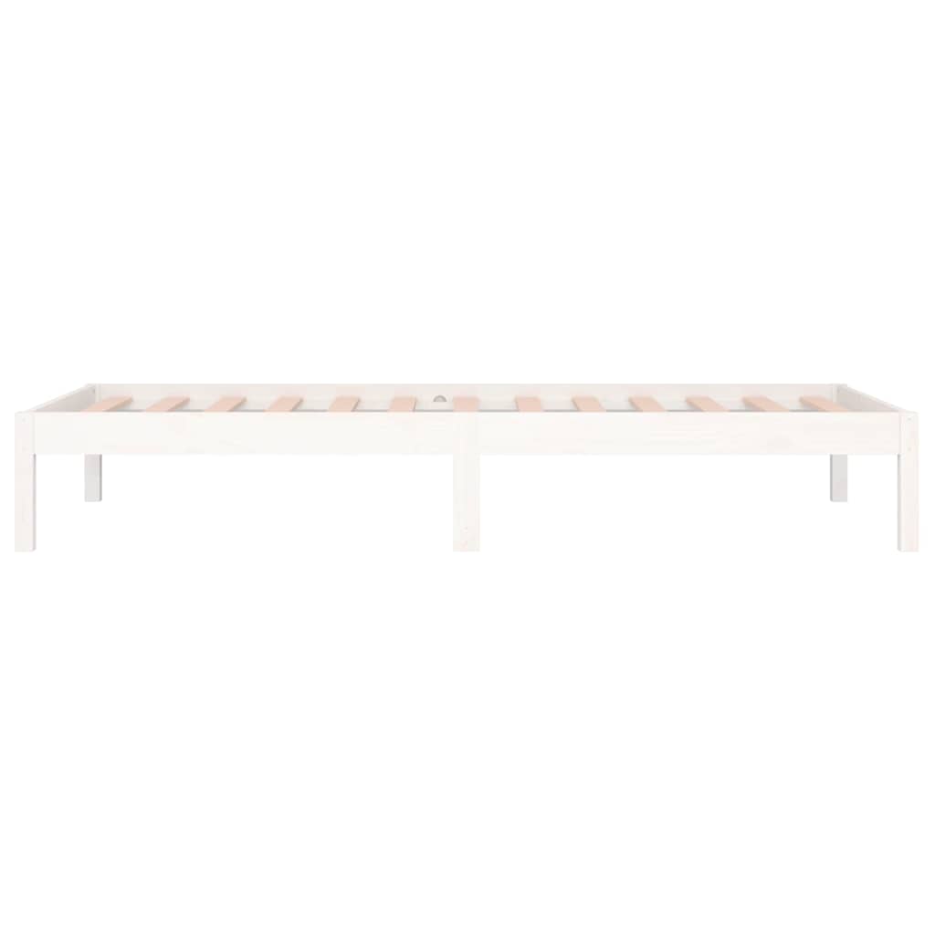 Dormeuse senza Materasso Bianca 90x200 cm Legno Massello Pino
