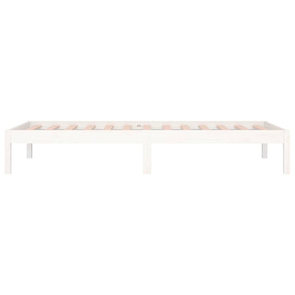 Dormeuse senza Materasso Bianca 80x200 cm Legno Massello Pino