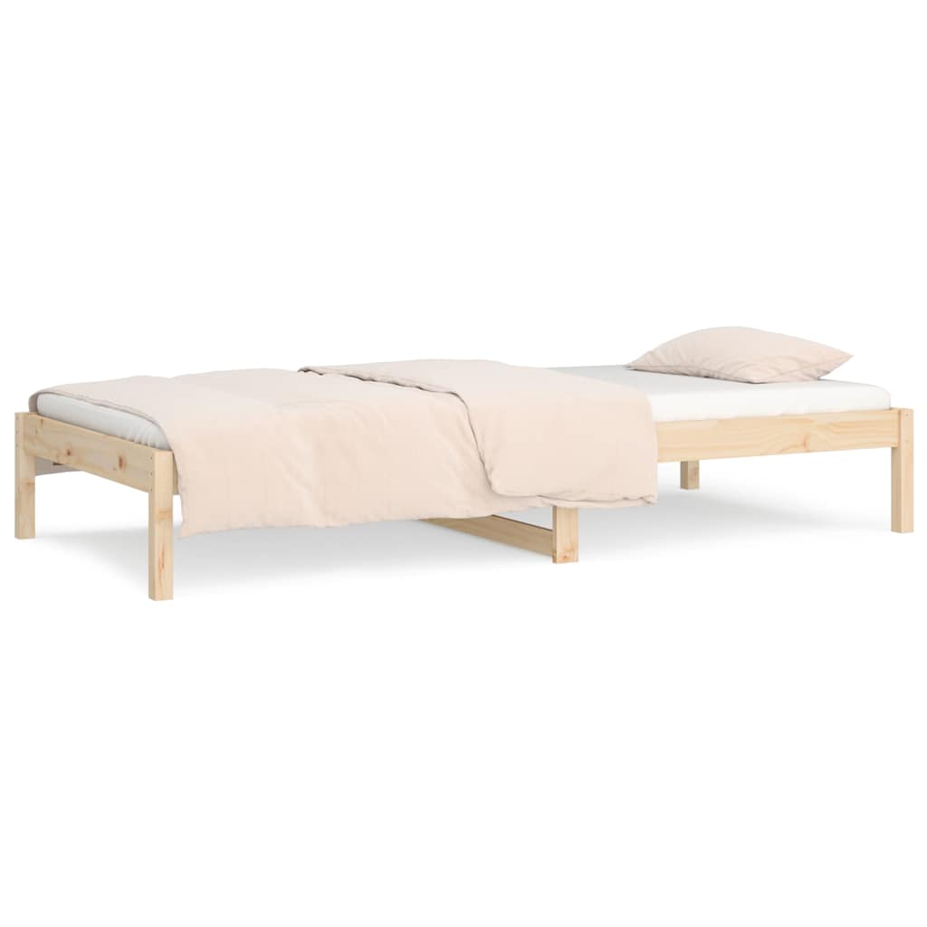 Dormeuse 90x190 cm Single in Legno Massello di Pino