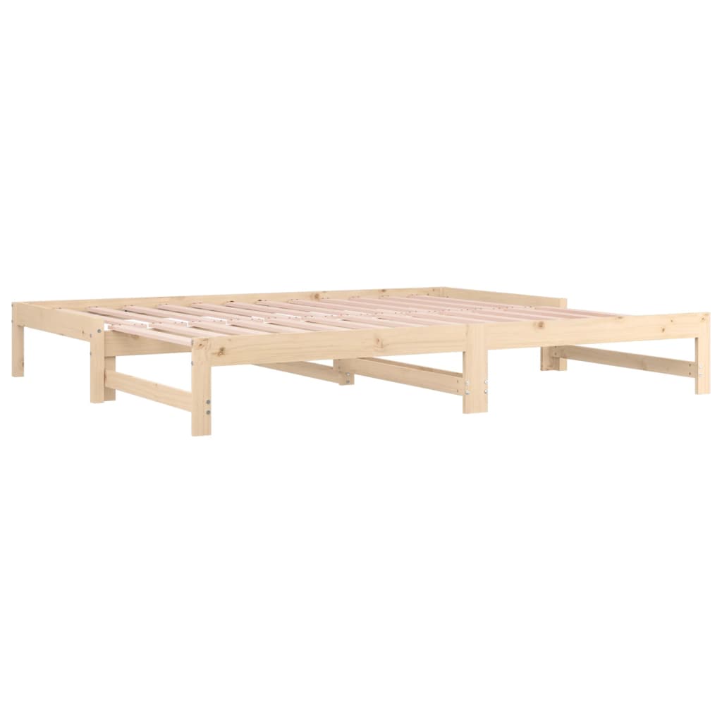 Dormeuse Estraibile 2x(90x190) cm Legno Massello di Pino | homemem39