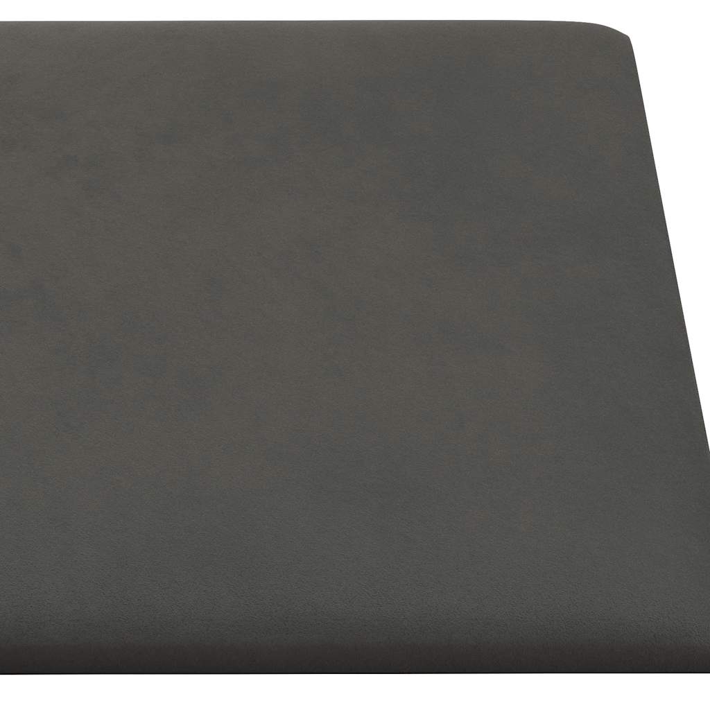 Pannelli Murali 12 pz Grigio Scuro 90x15 cm Velluto 1,62 m² - homemem39