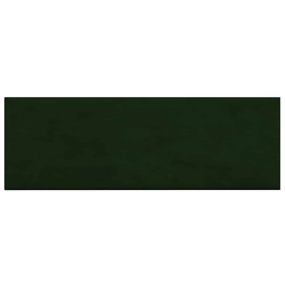Pannelli Murali 12 pz Verde Scuro 90x30 cm Velluto 3,24 m²