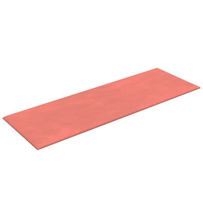 Pannelli Murali 12 pz Rosa 90x30 cm Velluto 3,24 m² - homemem39