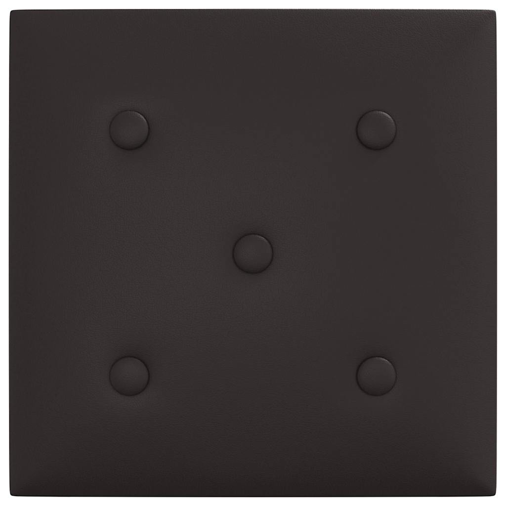 Pannelli Murali 12 pz Neri 30x30 cm Similpelle 1,08 m² - homemem39