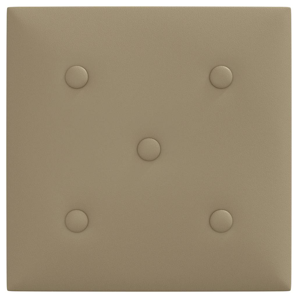 Pannelli Murali 12 pz Cappuccino 30x30 cm Similpelle 1,08 m² - homemem39