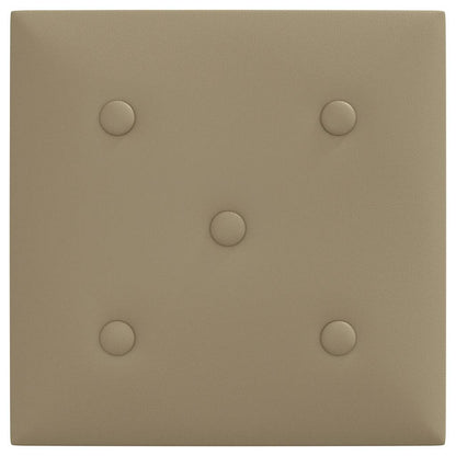 Pannelli Murali 12 pz Cappuccino 30x30 cm Similpelle 1,08 m² - homemem39