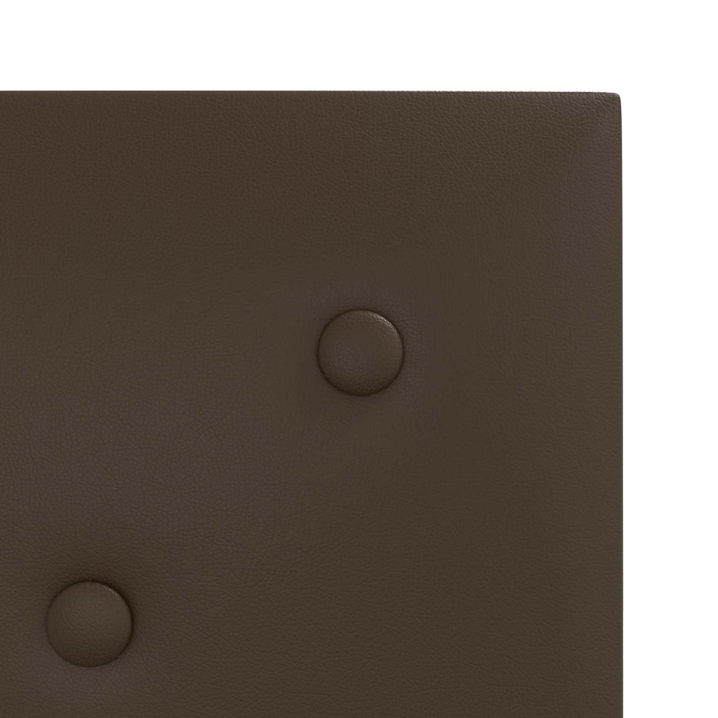 Testiera da Parete 12 pcs Marrone 30 x 30 cm Pelle Sintetica