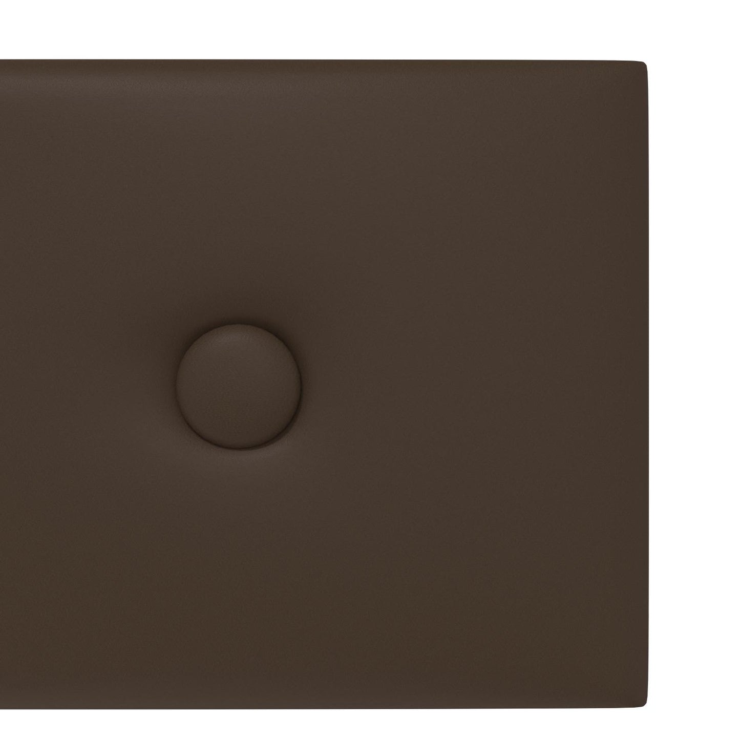Testiera da Parete 12 pcs Marrone 60 x 15 cm Pelle Sintetica | homemem39