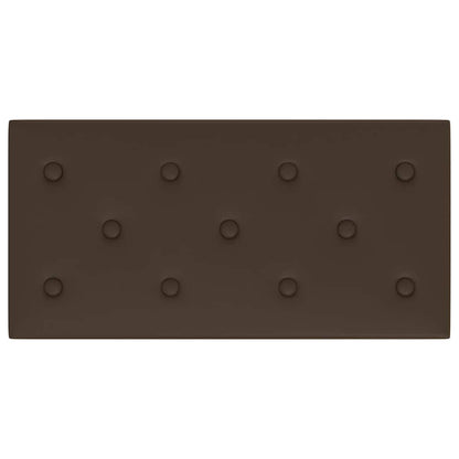 Pannelli Murali 12 pz Marroni 60x30 cm Similpelle 2,16 m² - homemem39