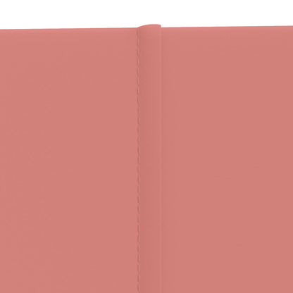 Pannelli Murali 12 pz Rosa 90x15 cm Velluto 1,62 m² - homemem39