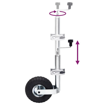 Ruotino per Rimorchio con Morsetto Diviso 48 mm Acciaio Zincato | homemem39