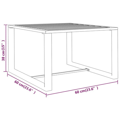Set Divani da Giardino 5 pz con Cuscini in Alluminio Antracite | homemem39