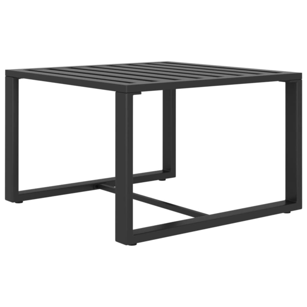 Set Divani da Giardino 7 pz con Cuscini in Alluminio Antracite | homemem39