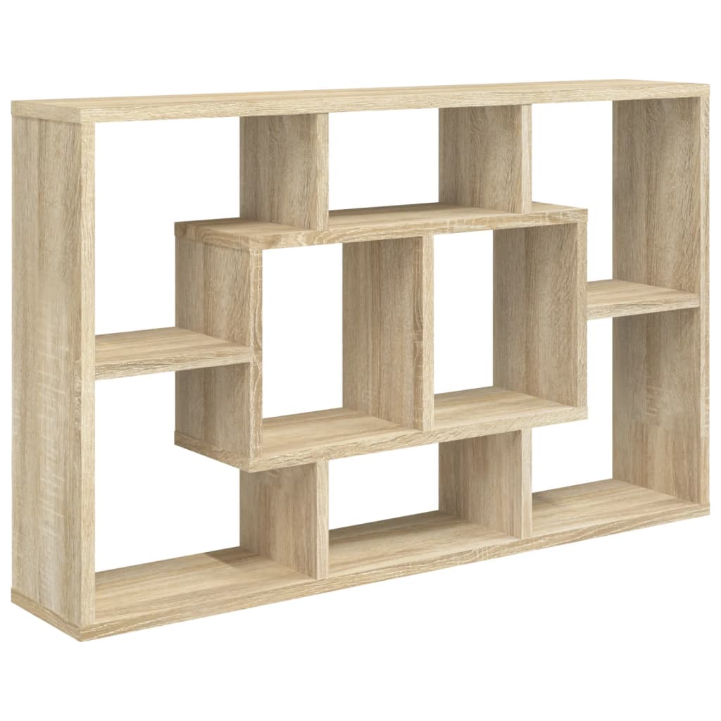 Mensola a Muro Rovere Sonoma 85x16x52,5 cm in Legno Multistrato - homemem39
