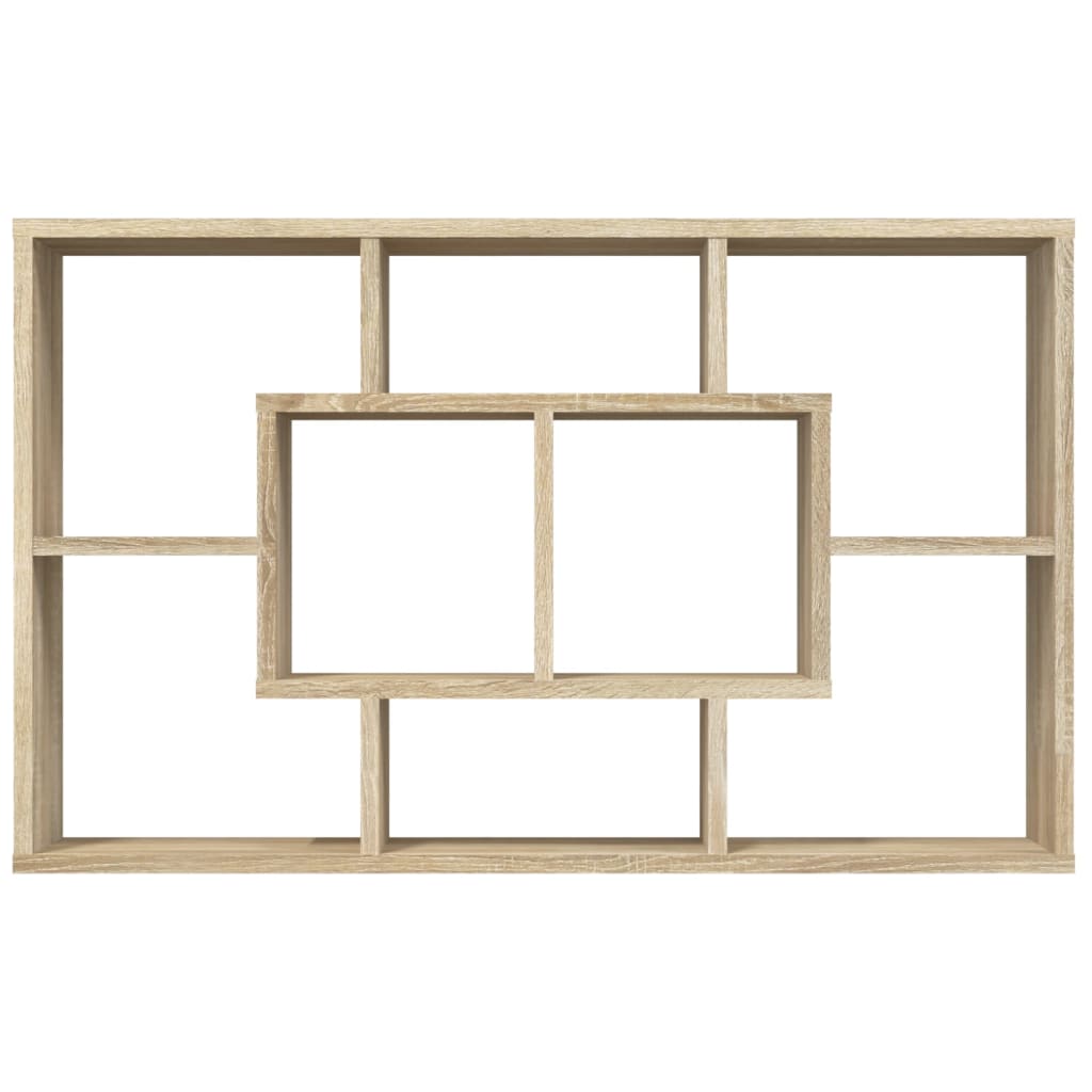 Mensola a Muro Rovere Sonoma 85x16x52,5 cm in Legno Multistrato - homemem39