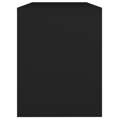Sgabello da Toeletta Nero 70x35x45 cm Legno Multistrato - homemem39