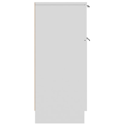 Credenza Bianca 30x30x70 cm in Legno Multistrato - homemem39